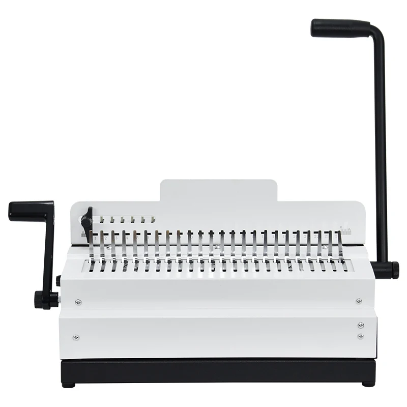 A3A4 Commercial Spiral Contract Book Binding Machine Factory's Comb Binder with Manual Power