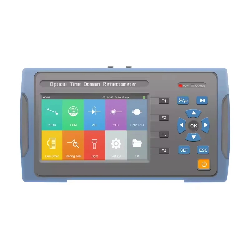 Hot Sale Mini OTDR 1310nm 1550nm  wavelength 24/22dB touch Fiber Optic Equipment Optical Time Domain Reflectometer