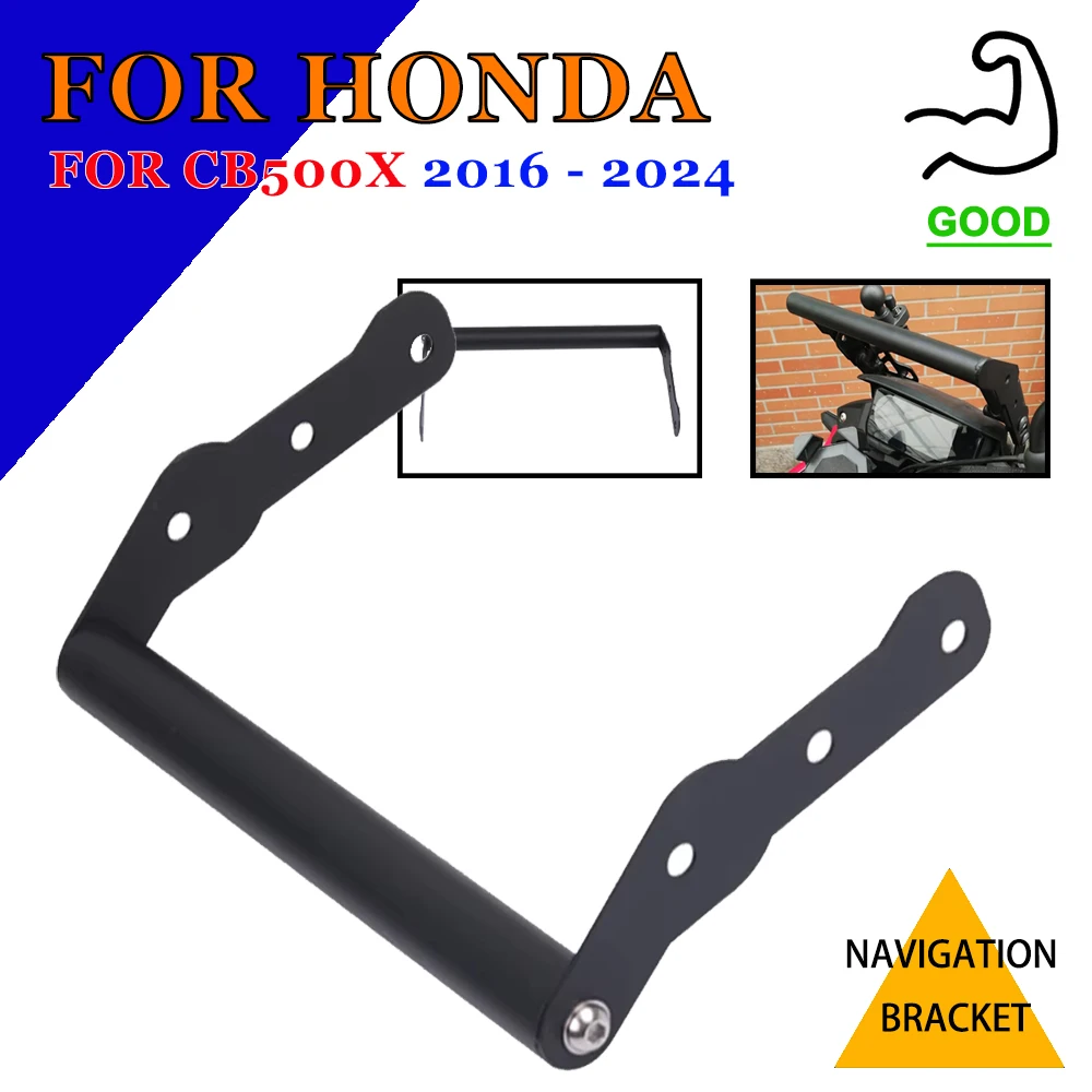 

For Honda CB500X CB500 CB 500 X 500X 2016 - 2024 Motorcycle Accessories GPS Navigation Bracket Mobile Phone Holder