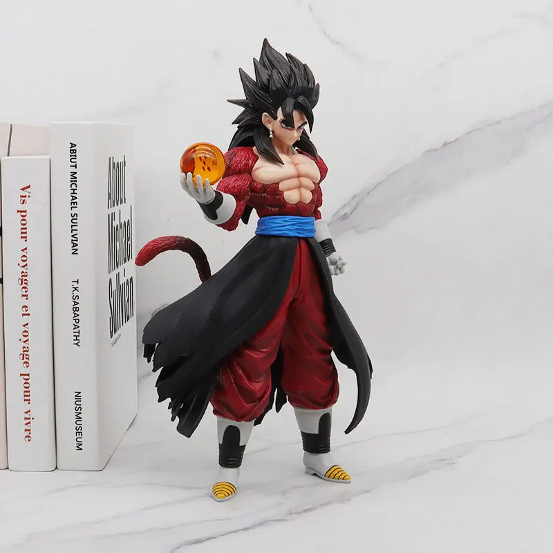 30cm Anime Dragon Ball Z Figure Son Goku Figure SSJ4 PVC Action Figure Collection Model Toys Gifts ﻿