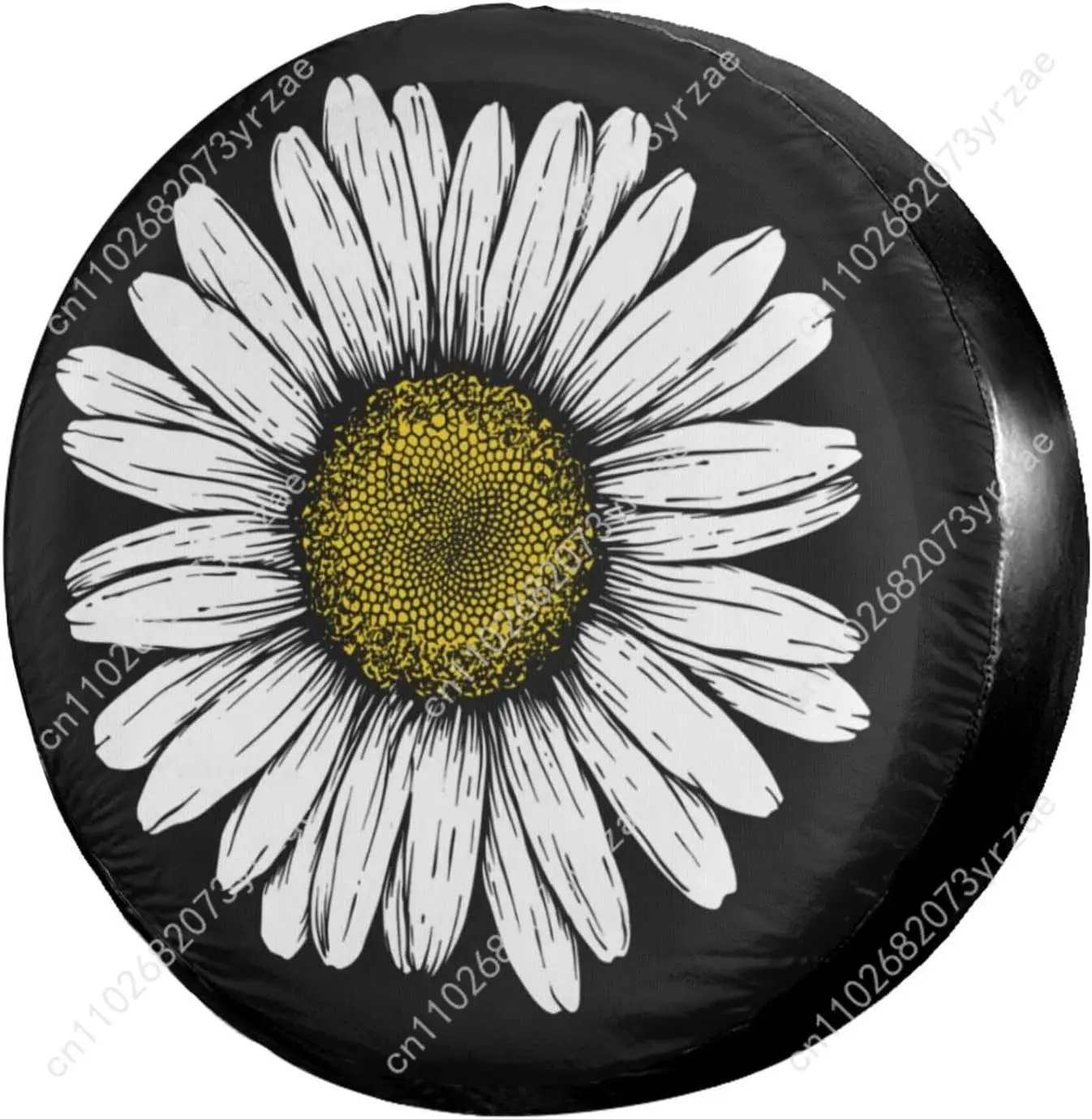 

Daisy Flower Various Models Spare Car Tire Cover Sand Dust Prevention Protect Wind Rain Tire Cover Sturdy Durable Tire Covers