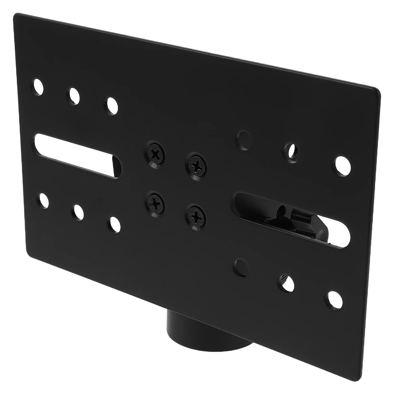 حامل مكبر الصوت مقاس 17.5 × 12.5 سم حامل صينية جهاز عرض معدني قابل للتعديل للمناسبات الخارجية ملحقات ترايبود