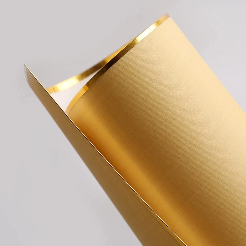 Gold-edged Mulberry Ripe Silk Xuan Paper Card Paper Line Drawing Small Script Antique White Brush Calligraphy Creation Xuan Zhi