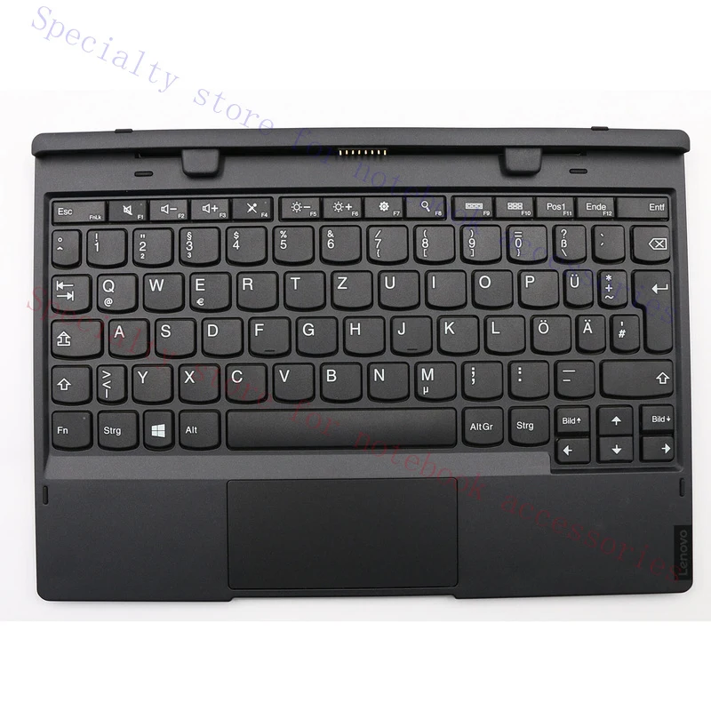 

Новый чехол-клавиатура A+ с подставкой для рук (немецкая раскладка) для Lenovo Tabnet 10 02DC167