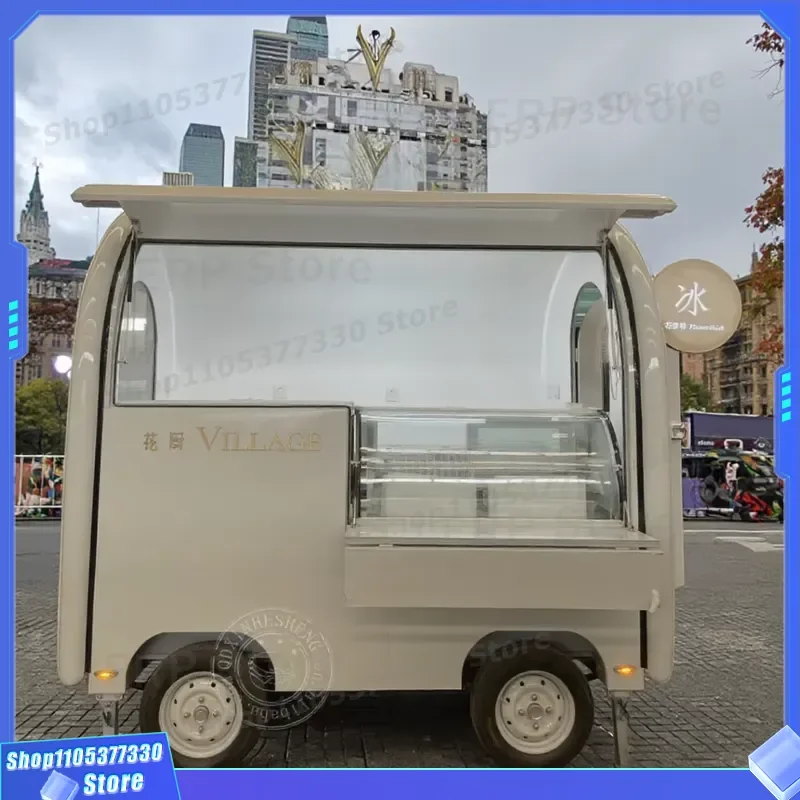 Mobile Food Trailer Closed Design American Hot Dog Truck Pizza Ice Cream Corn Retail Shop Hotel Coffee Restaurant Vehicle