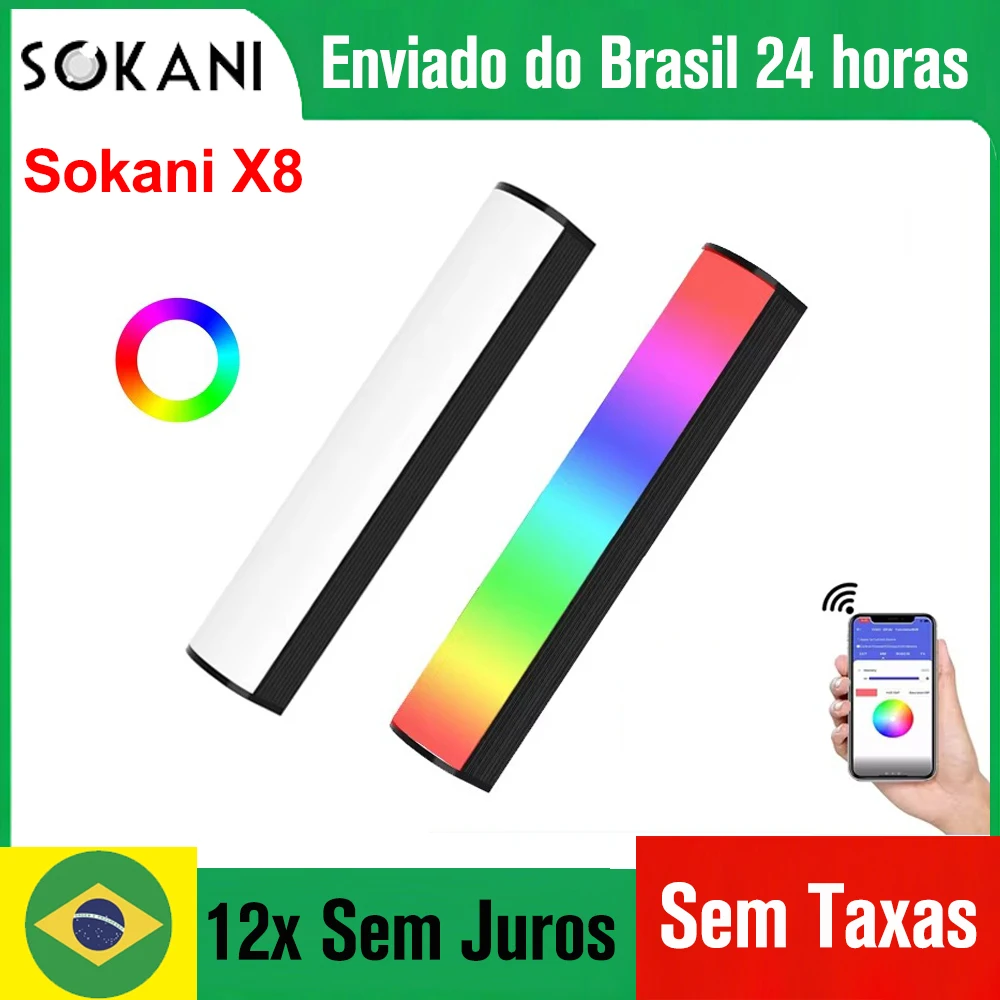 do-brasil-sokani-x8-rgb-video-light-handheld-tube-wand-colorful-stick-photography-lighting-for-tiktok-youtube-live-streaming