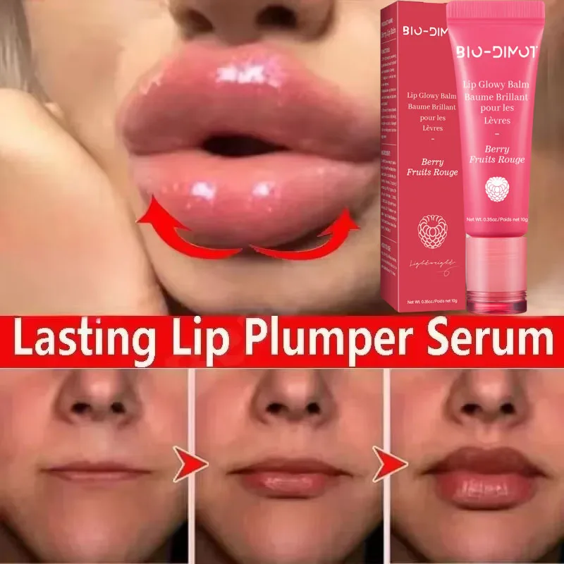 

Long Lasting Lip Plumper Oil Serum Instant Volumising Essence Oil Moisturize Repair Lip Fine Lines Increases Elasticity Sexy Lip