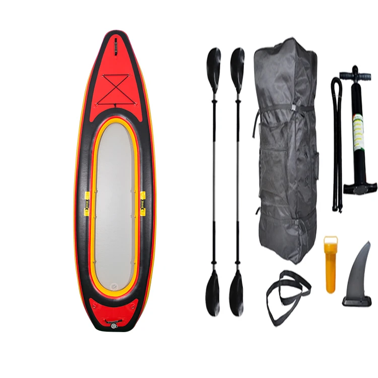 Vendita diretta in fabbrica Gonfiabile di alta qualità Touring Fishing Pvc River Red Canoa Kayak Boat 2 persone