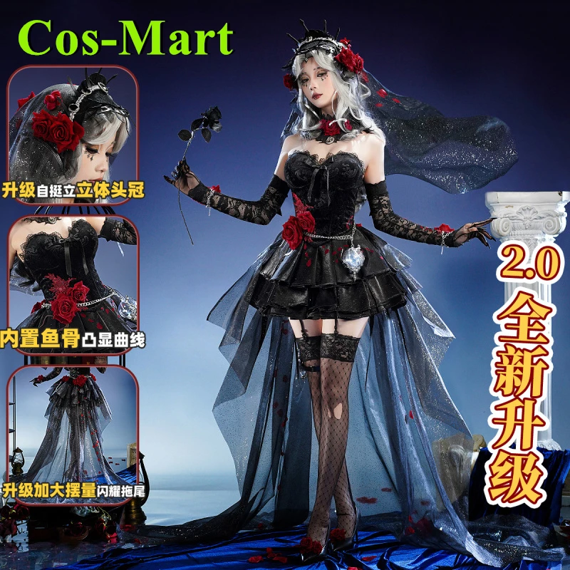 Cos-Mart jeu identité V Ada Mesmer psychologue Cosplay Costumes longue nuit Cos robe mode uniforme jupe costume ensemble complet
