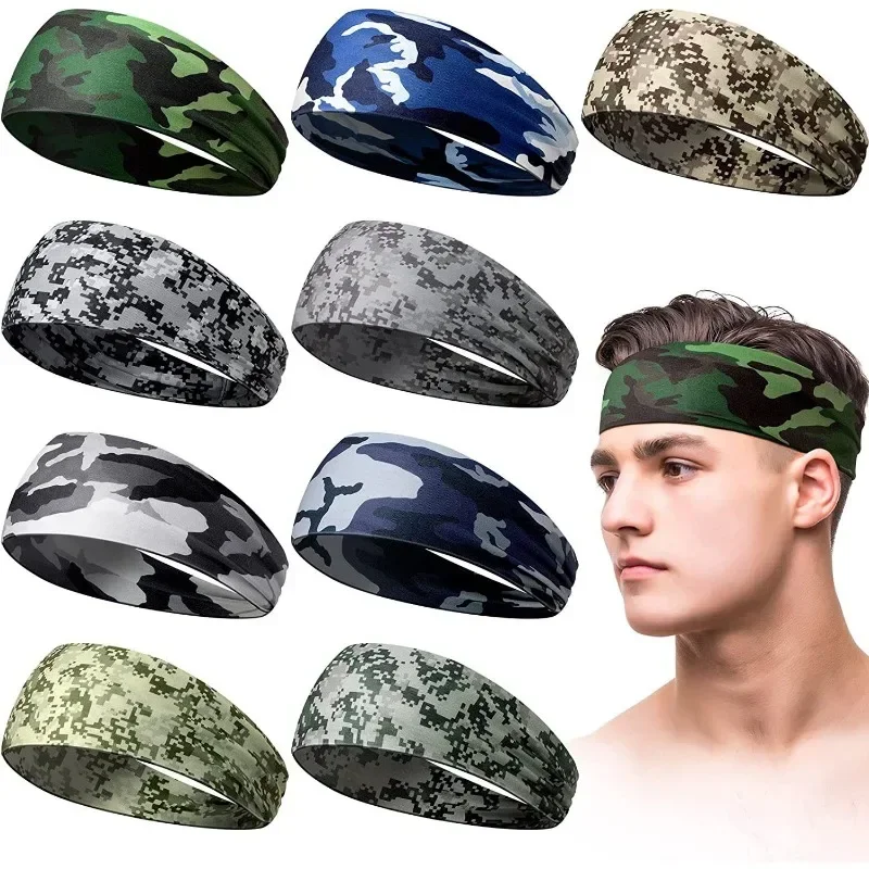 Sport Headbands Bike Cycling Running Sweatband Fitness Jogging Tennis Yoga Gym Headscarf Head Sweat Hair Band Bandage Men Women