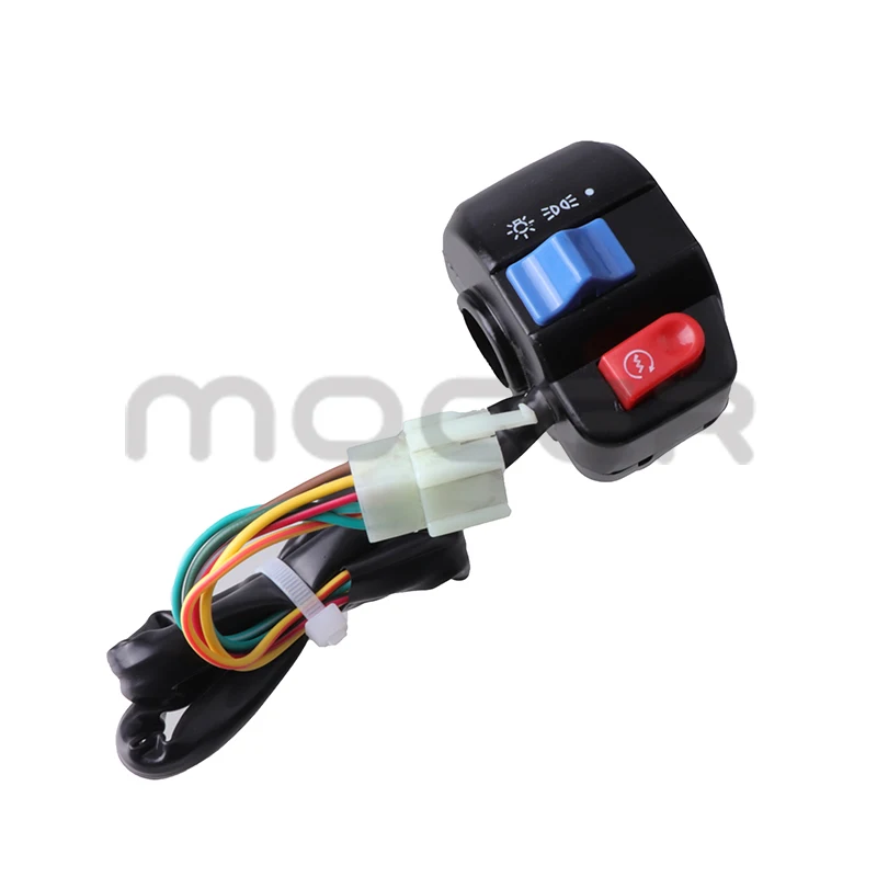 Left or Right Motorcycle Handlebar Control Switch Horn Turn Signal 12V For E-bike Gy6 50cc 125cc 150cc Moped Scooter Accessories