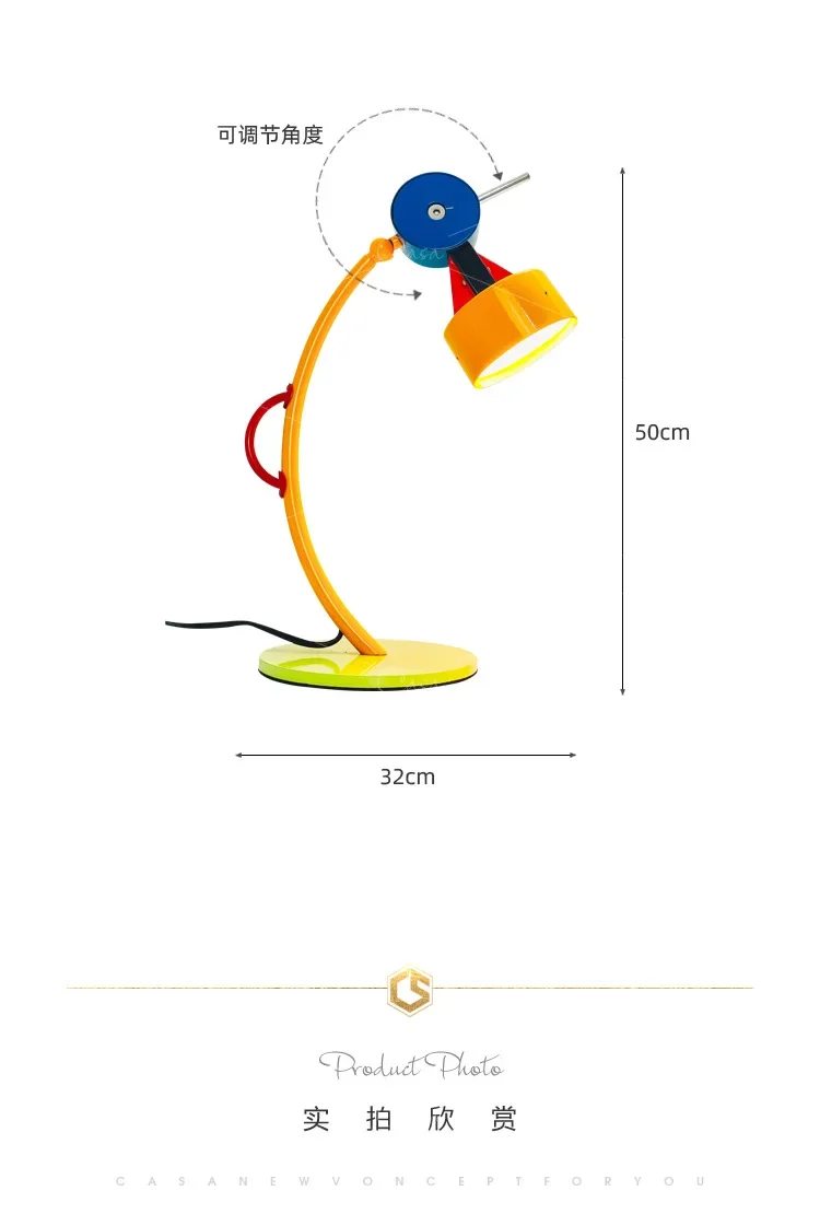 

Bedroom table lamp Modern simple colorful personalized creative decorative lamp