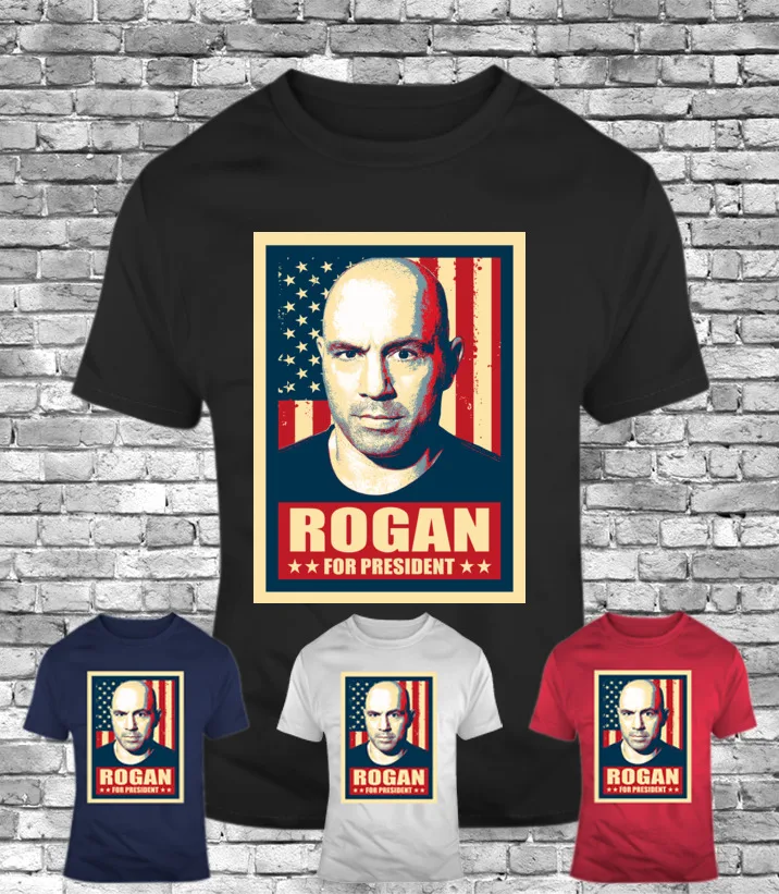 Presidents day funny gift Joe Rogan for president 2024 t-shirt humor meme tee