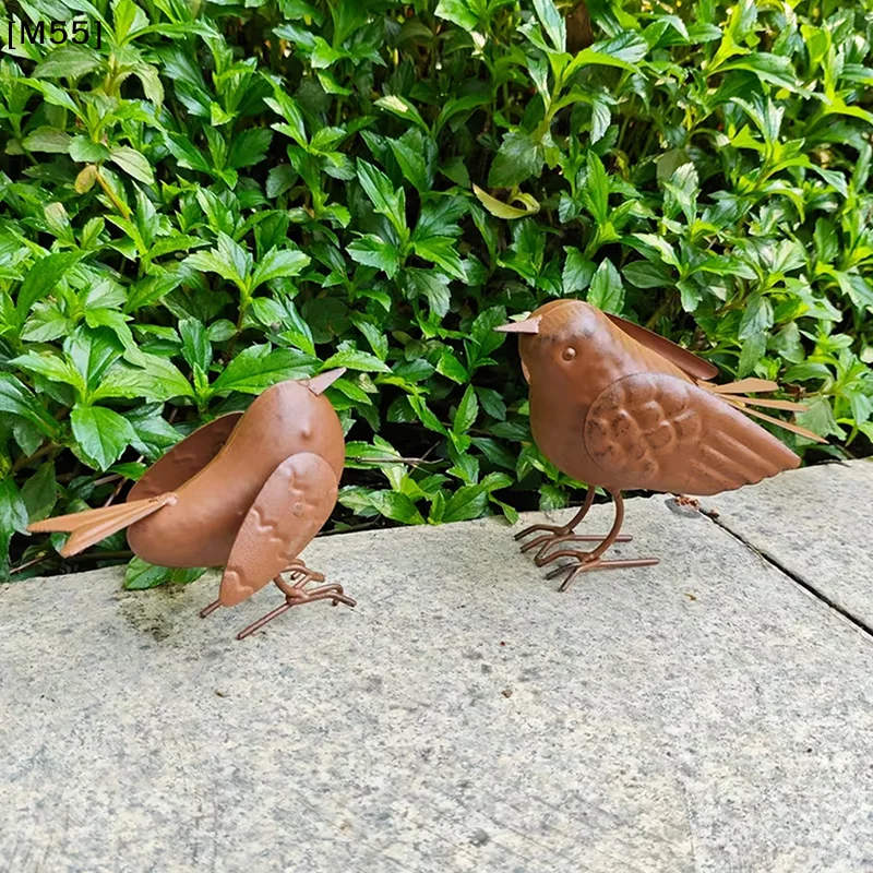 Vintage Birds Statue Handcrafted Garden Ornaments With Expressive Eyes For Outdoor, Patio, Lawn, Indoor Use, Perfect Gift[M55]