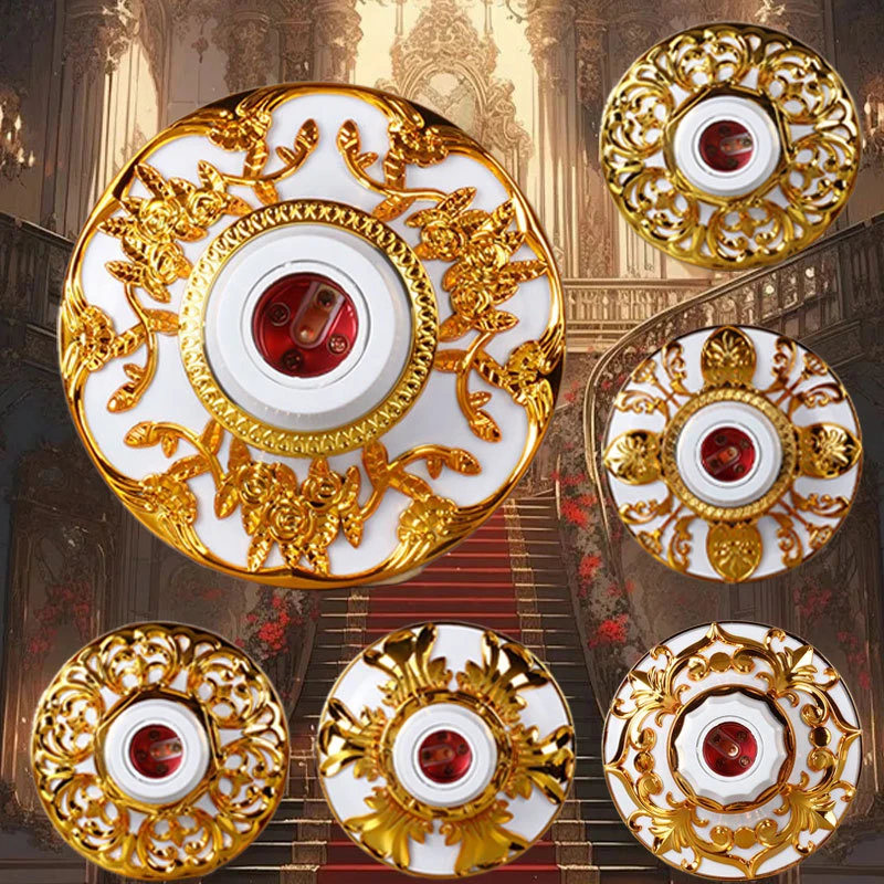 Support de Lampe Suspendue Coloré, Vis Ronde, 1 Pièce