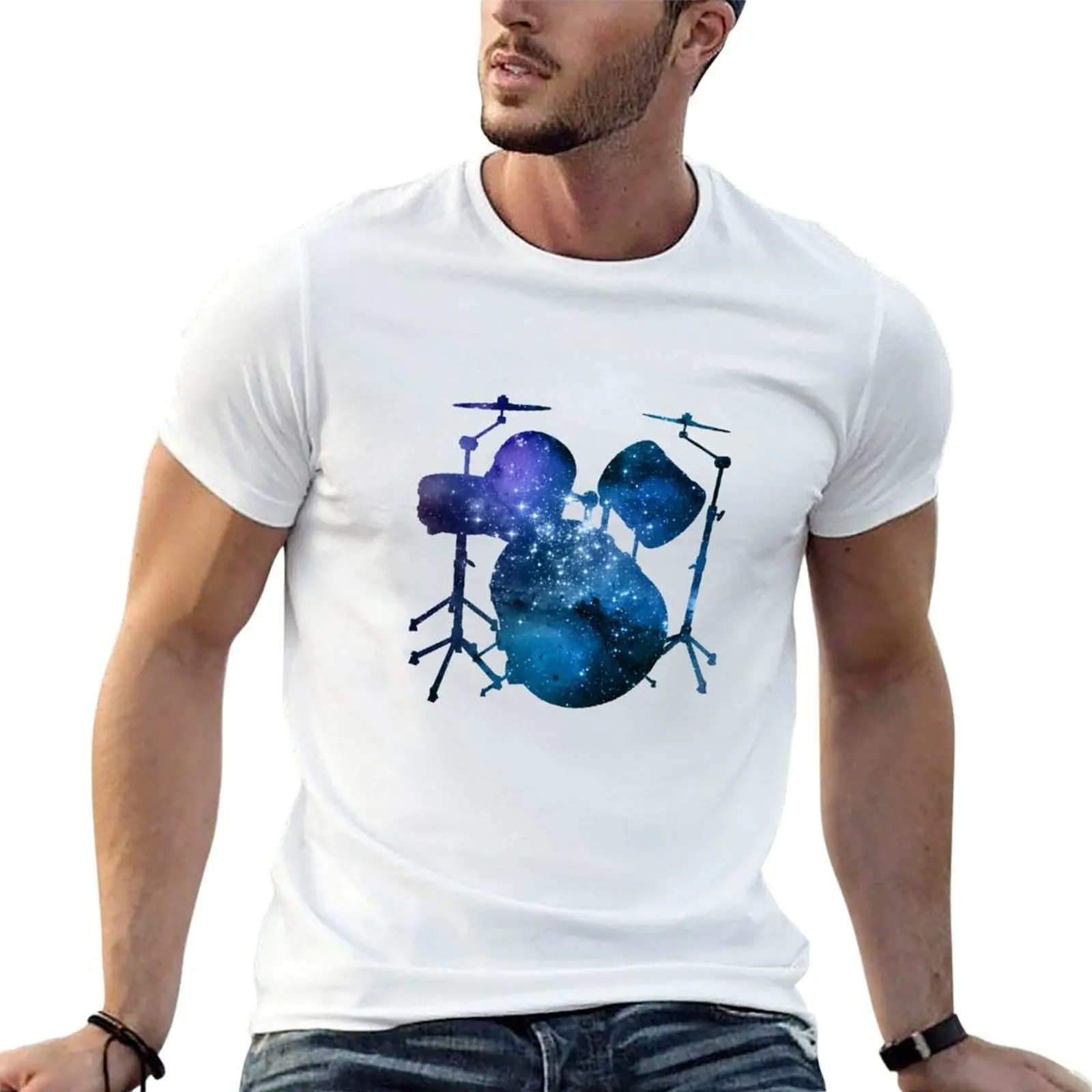

Drums T-Shirt man t shirt heavy cotton mens graphic t shirts t shirts for man cotton funny T-shirt