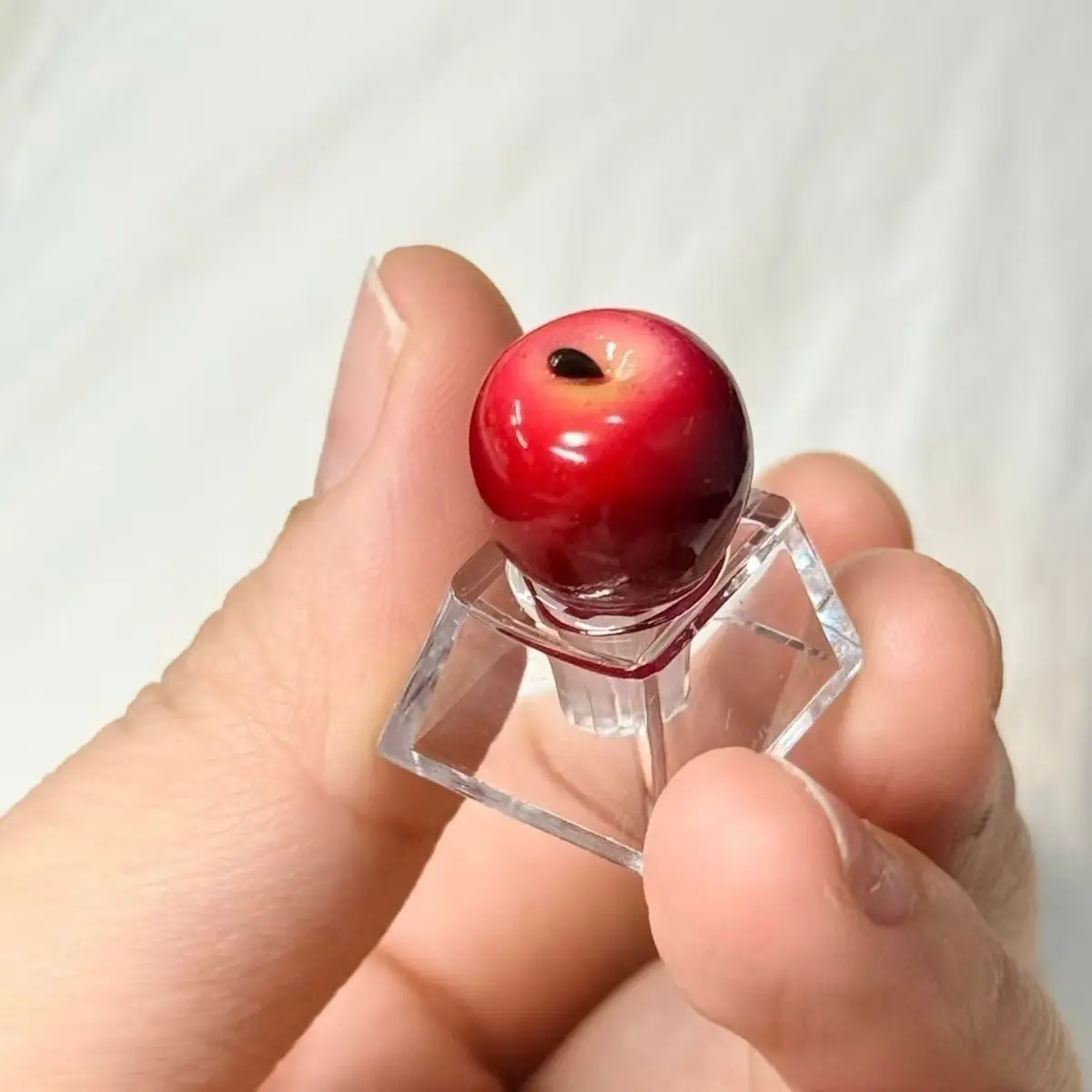 Cute Fruit Whole Key Caps for Cross Mechanical Keyboard Red Apple Personalized Key Cap ECS Keycaps Decoration