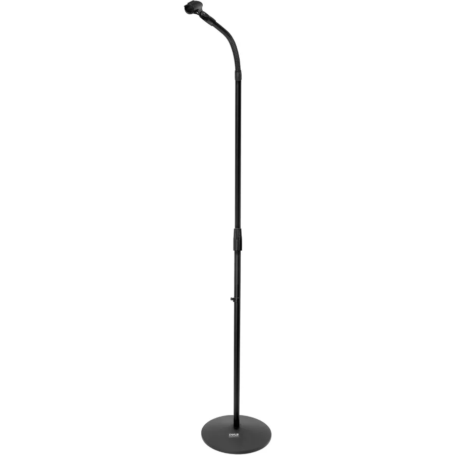 

Universal Microphone Stand M6 Mic Holder USA Standard Adapter and Height Adjustable from 31.5 to 60 Inch High w Pivotable Goos