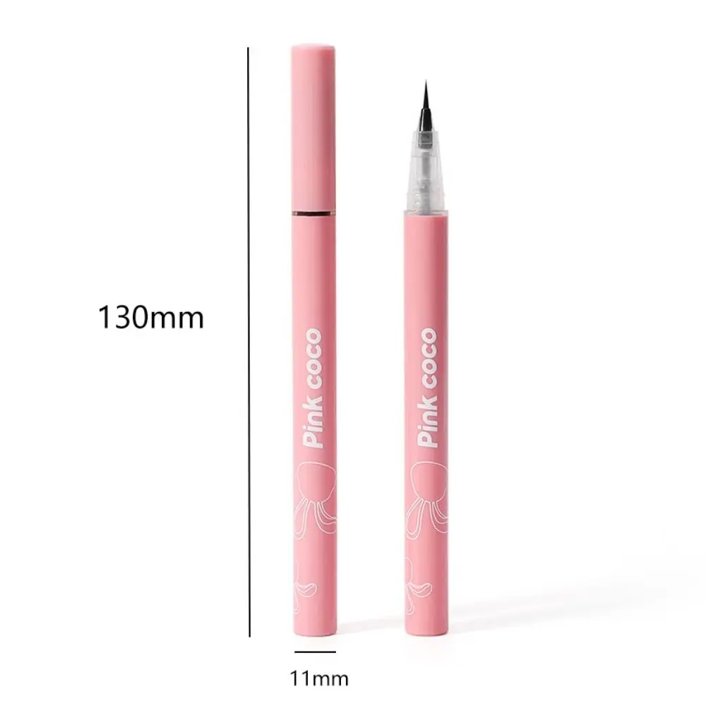 Matita per Eyeliner Ultra Fine Eyeliner liquido impermeabile ad asciugatura rapida Eyeliner colorato a lunga durata sdraiato penna per baco da seta occhi trucco