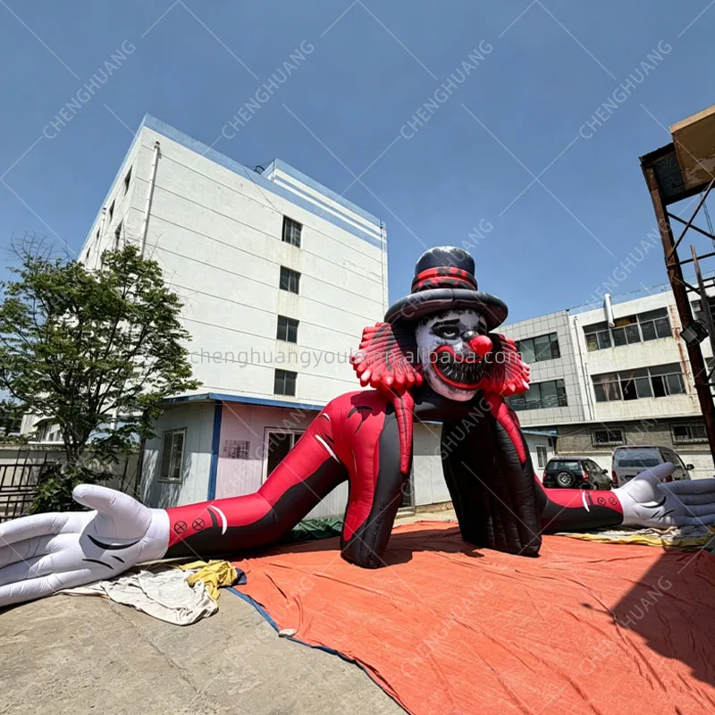 Giant Inflatable Horror Clown Arch, Halloween Decor for Party, Shopping Mall, Amusement Park & Outdoor Performance Advertisement
