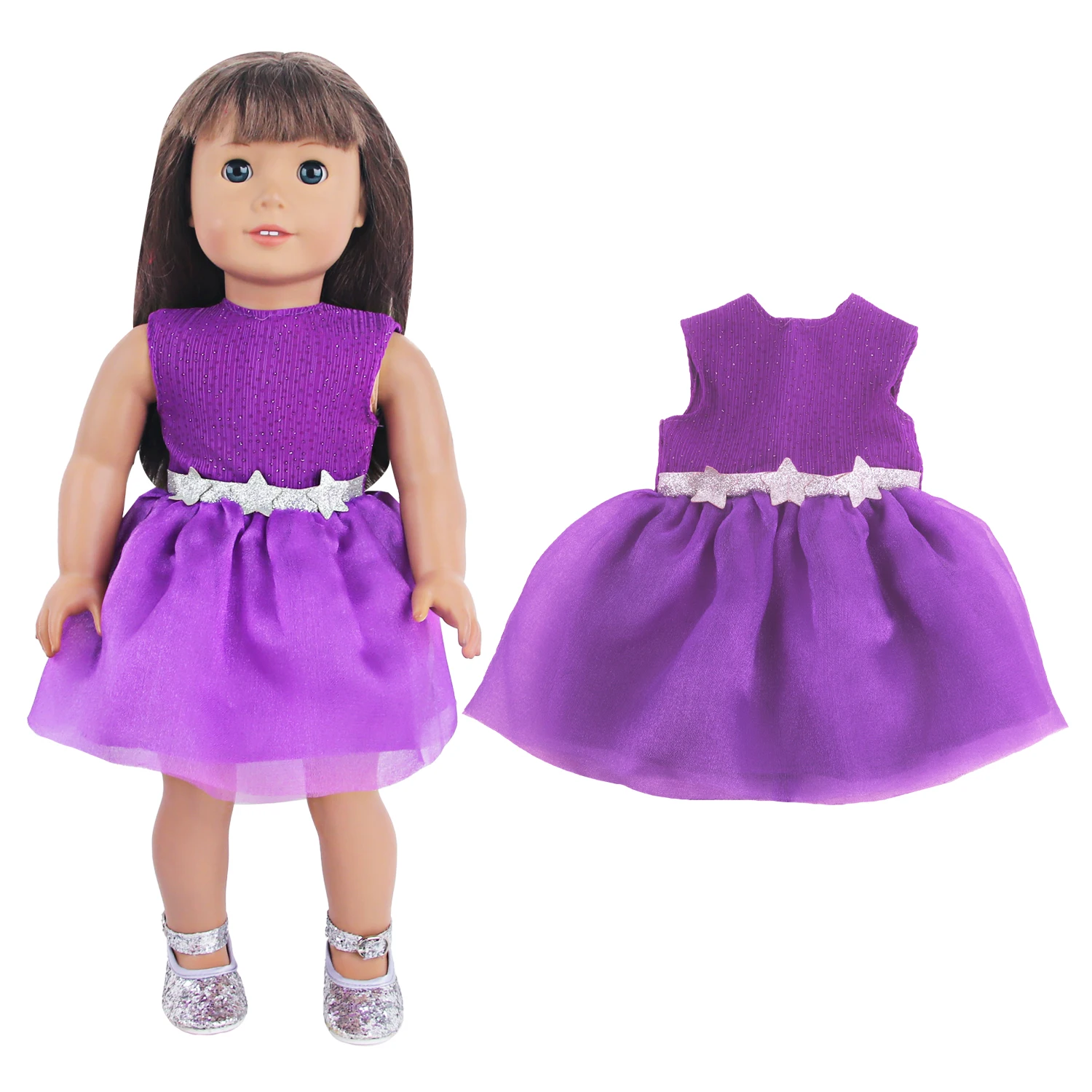 Ensemble de vêtements de poupée américaine de 18 pouces, robe, pyjama licorne, chiot mignon, costume pour bébé nouveau-né et OG fille de 43cm, accessoires, jouet