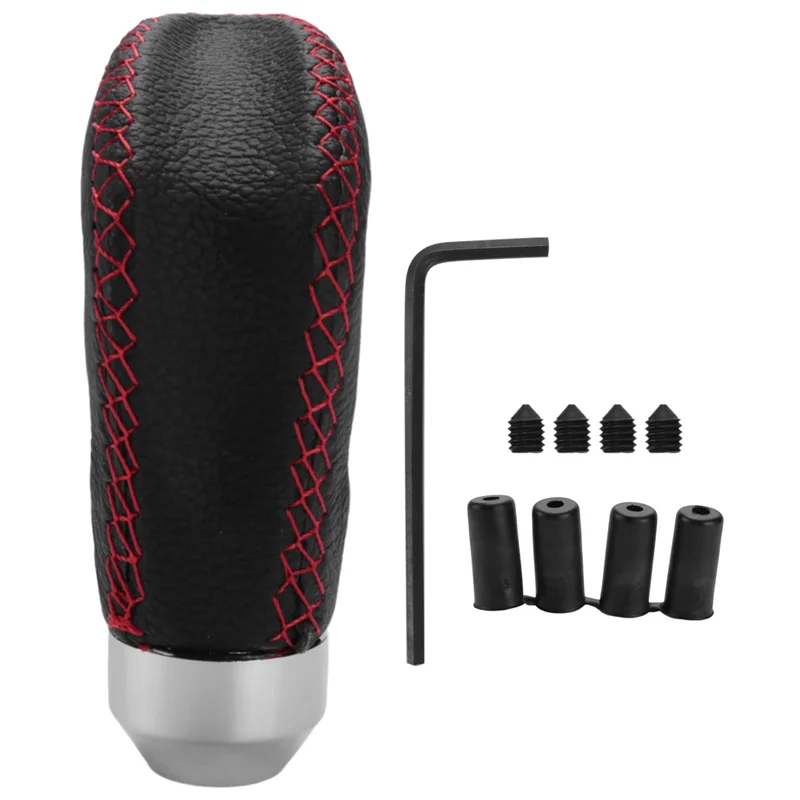 

B07A-2X Universal Leather Auto Matic Shift Camion Manual Gear Stick Shift Shifter Lever Cover Knob