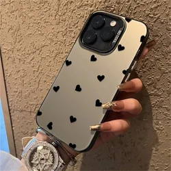 Shockproof Love Heart Phone Case For iPhone 11 13 16 15 14 Pro Max 12 16promax 15promax 14promax Soft TPU IMD Mate Funda Covers