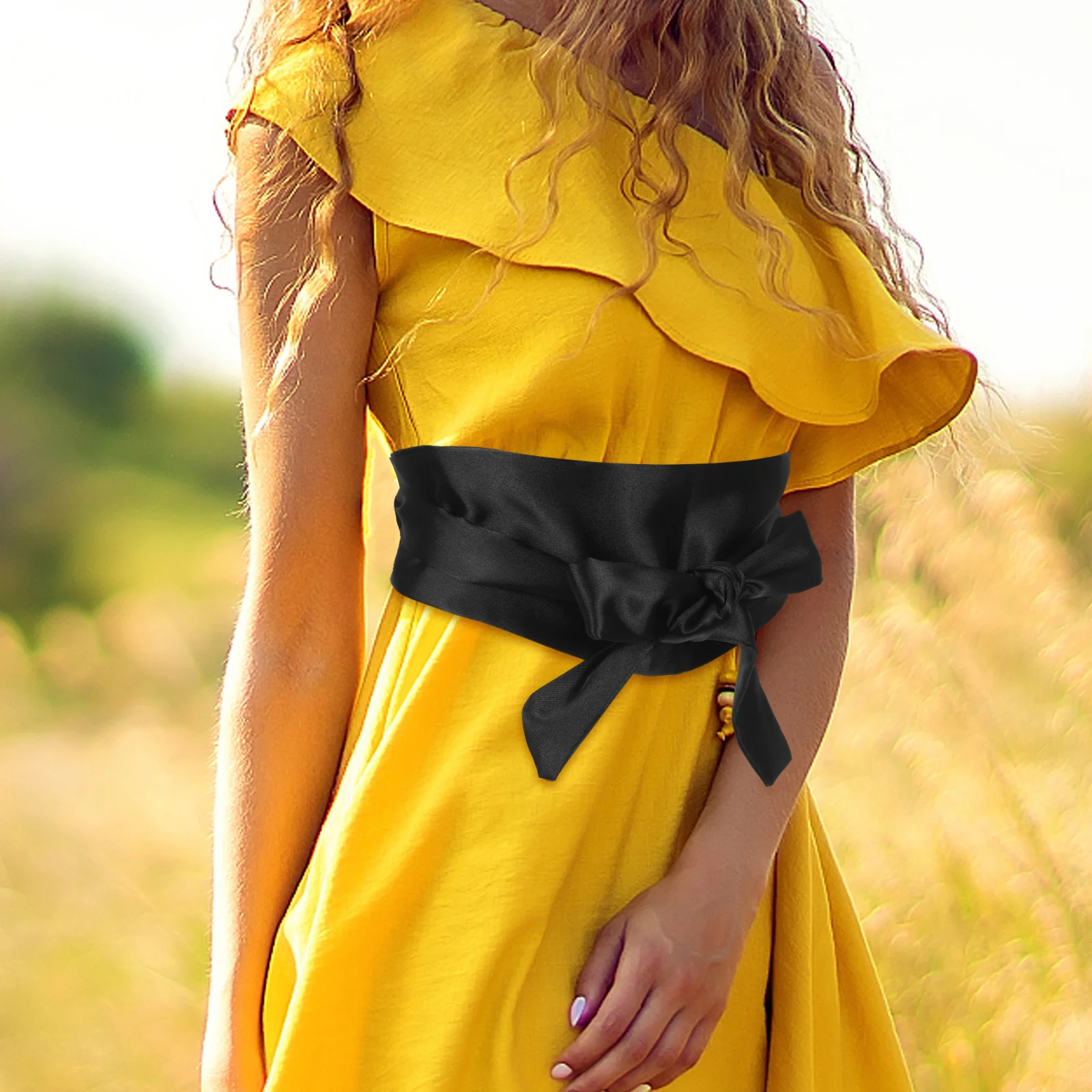 Cinturón de tela de Color liso para mujer, accesorios de boda para vestido de novia, cinturones de tela para mujer, cinta para vestido de soltero