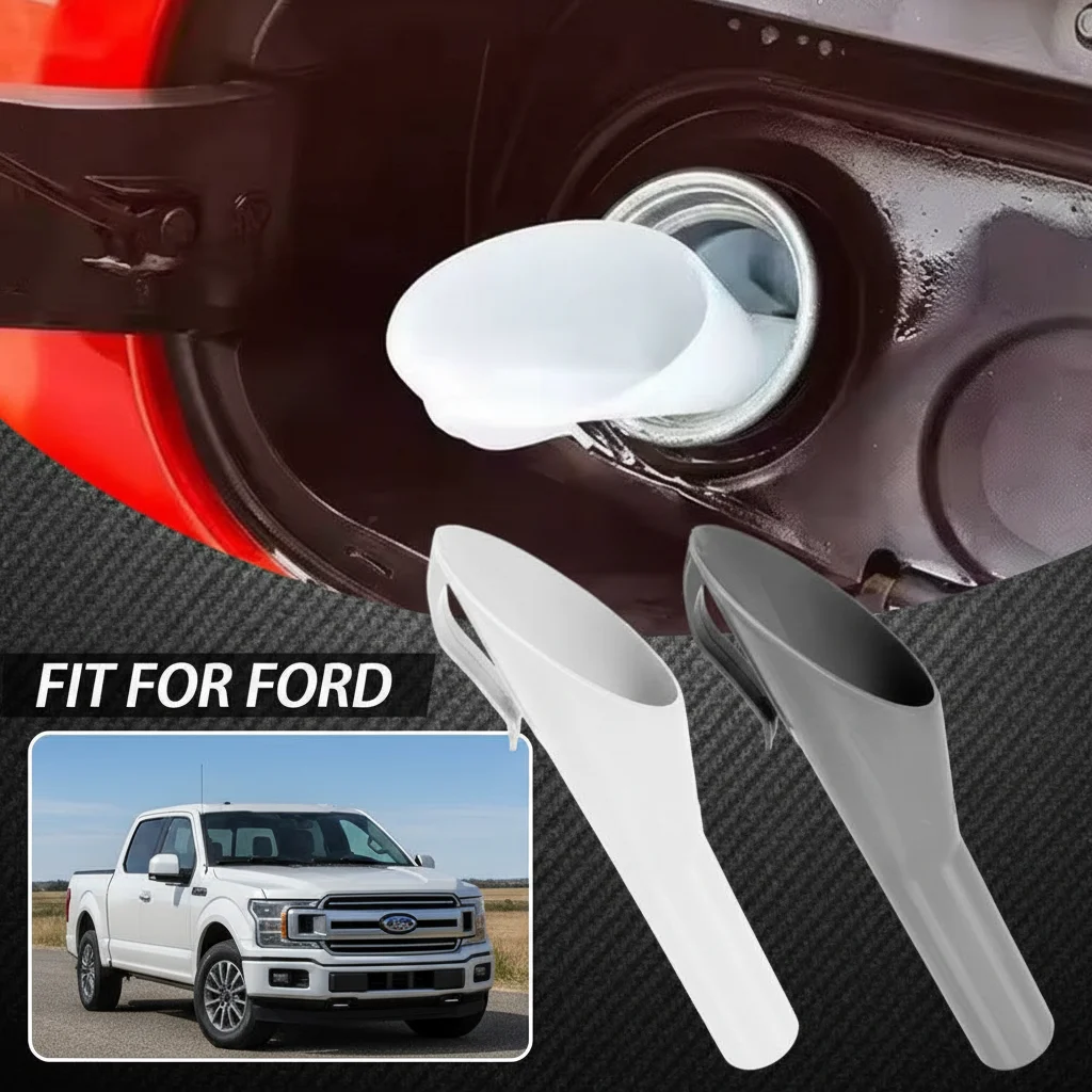 Emergency Diesel Fuel Filler Funnel Tube Adaptor for Ford Diesel Engine Plastic Fuel Tank Funnel Automobile Part