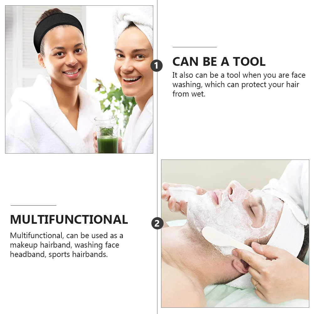 

3pcs Waterproof For Women Adjustable Makeup Wash Women Hairbands Hairband Beauty Scarf Girls Hairpieces