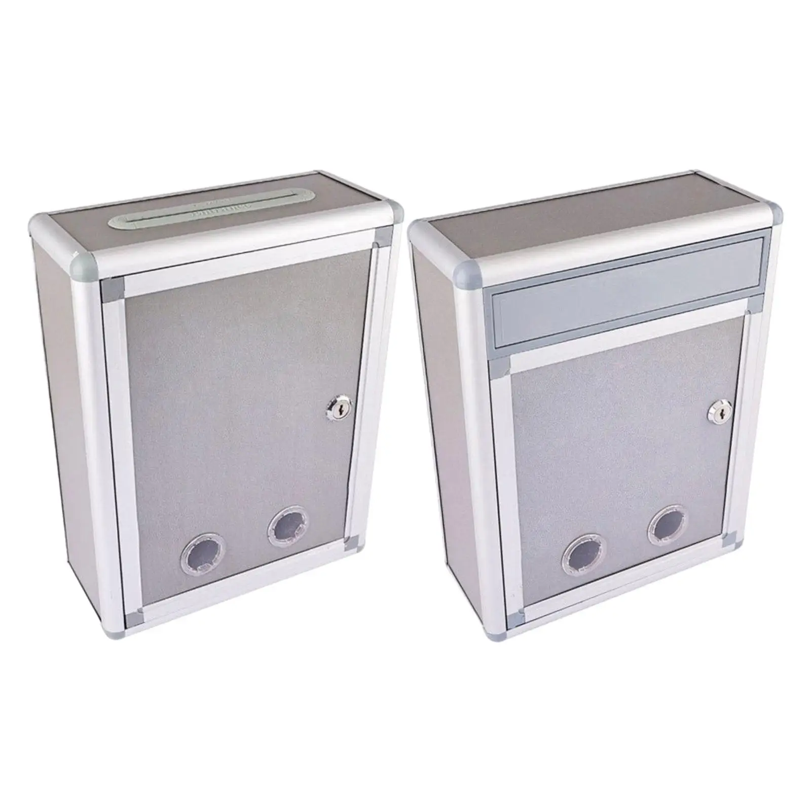 Wall Mounted Mailbox with Lock Secure Mails Postbox Metal Locking Mailbox for Community Units Residential Buildings Apartments