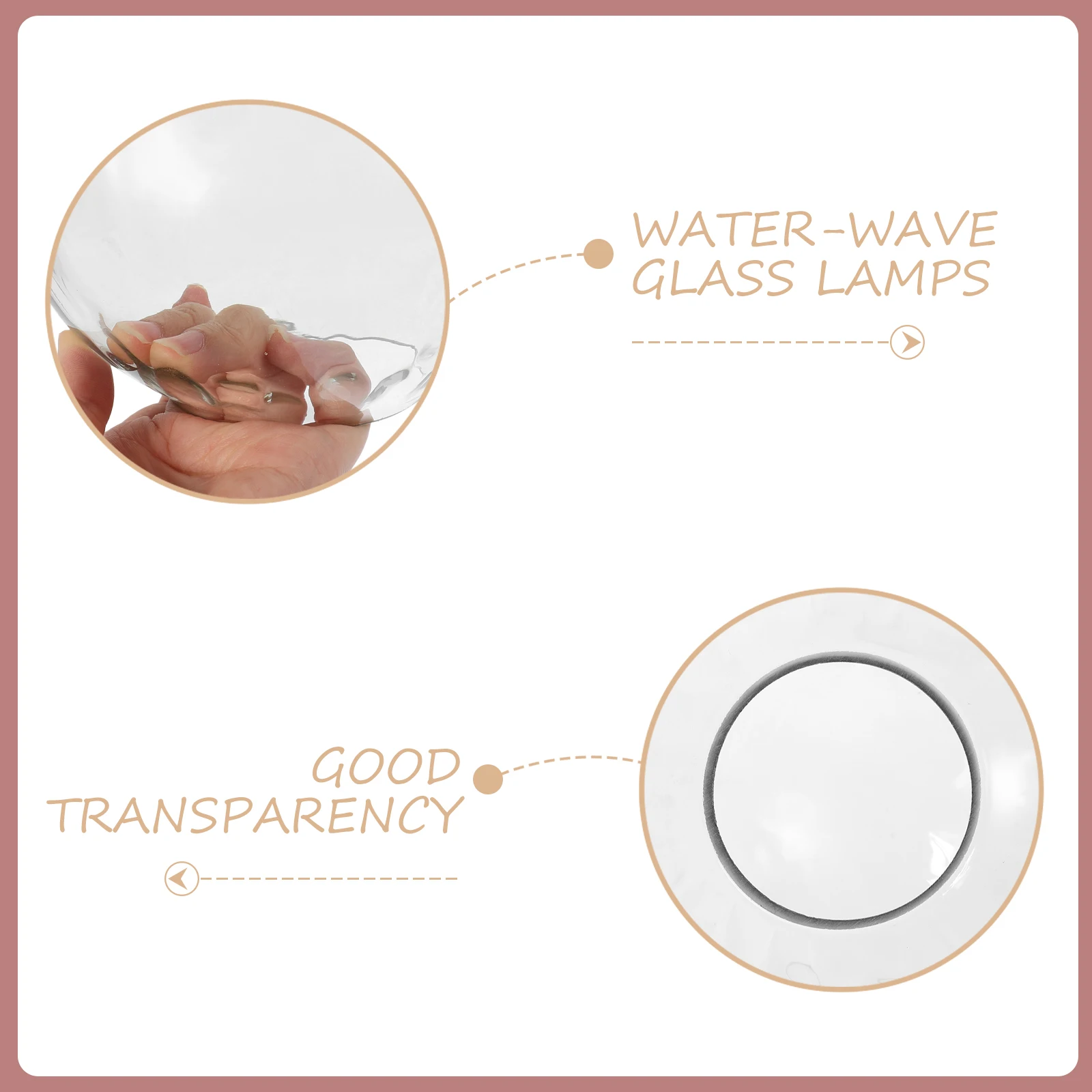 

Glass Lampshade Replacement Ball Shape for Pendant Light Globe Glass Lamp Shade Ceiling Lamp Cover Lampshade for Chandelier