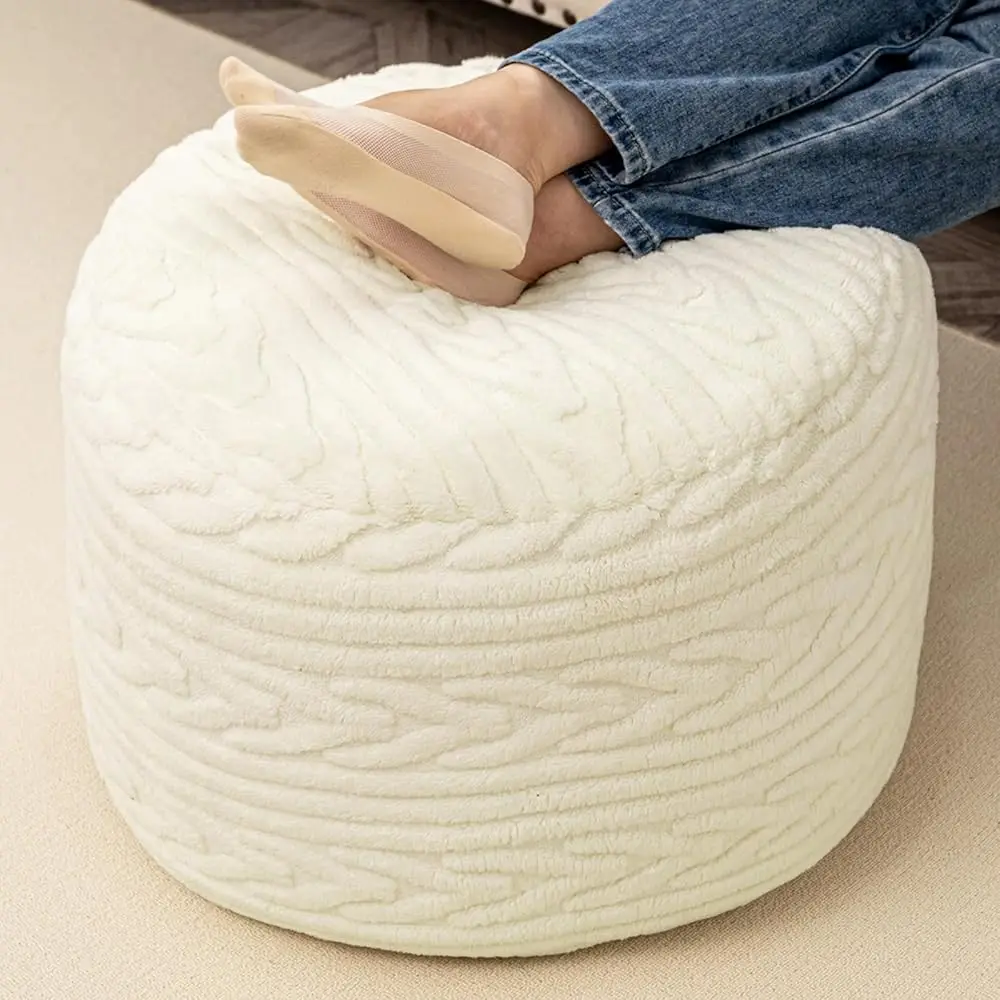 

Round Pouf Ottoman 20 X 20 X 14 Hes Boho Poof Home Decor Floor Pouffe Ottoman Foot Rest For Couch Sofa Bean Bag Chairs Living