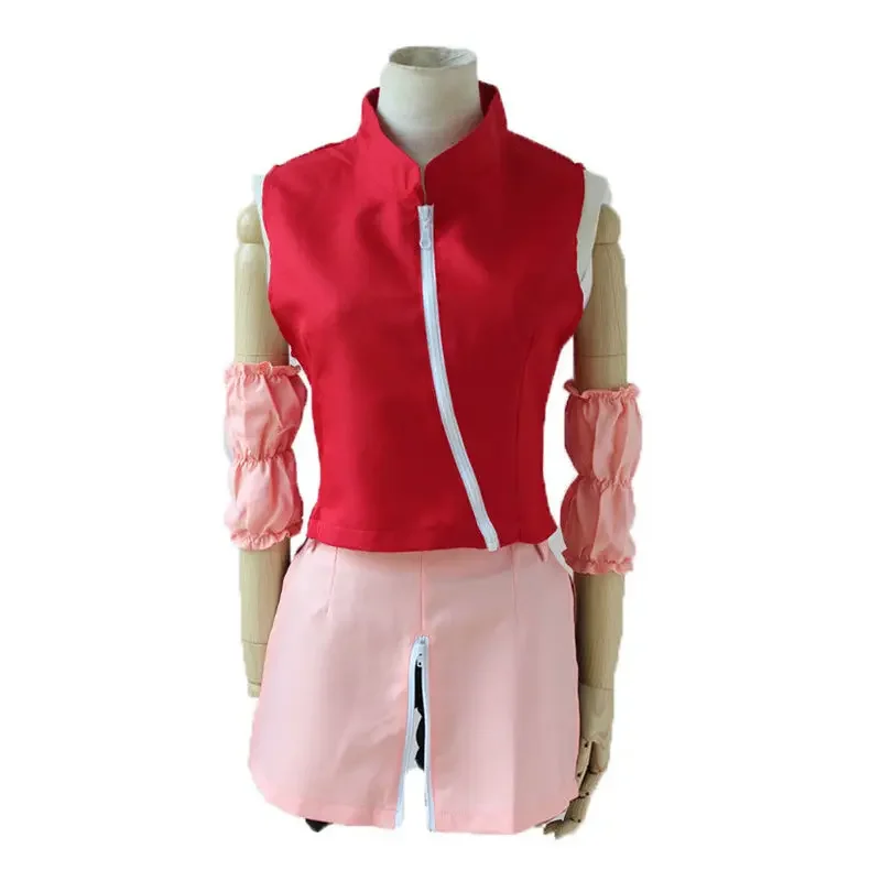 Anime Haruno Sakura Cosplay Haruno Sakura 1st Generation Cheongsam Dress Costume 2nd Generation Clothing Set Haruno Saku Costume