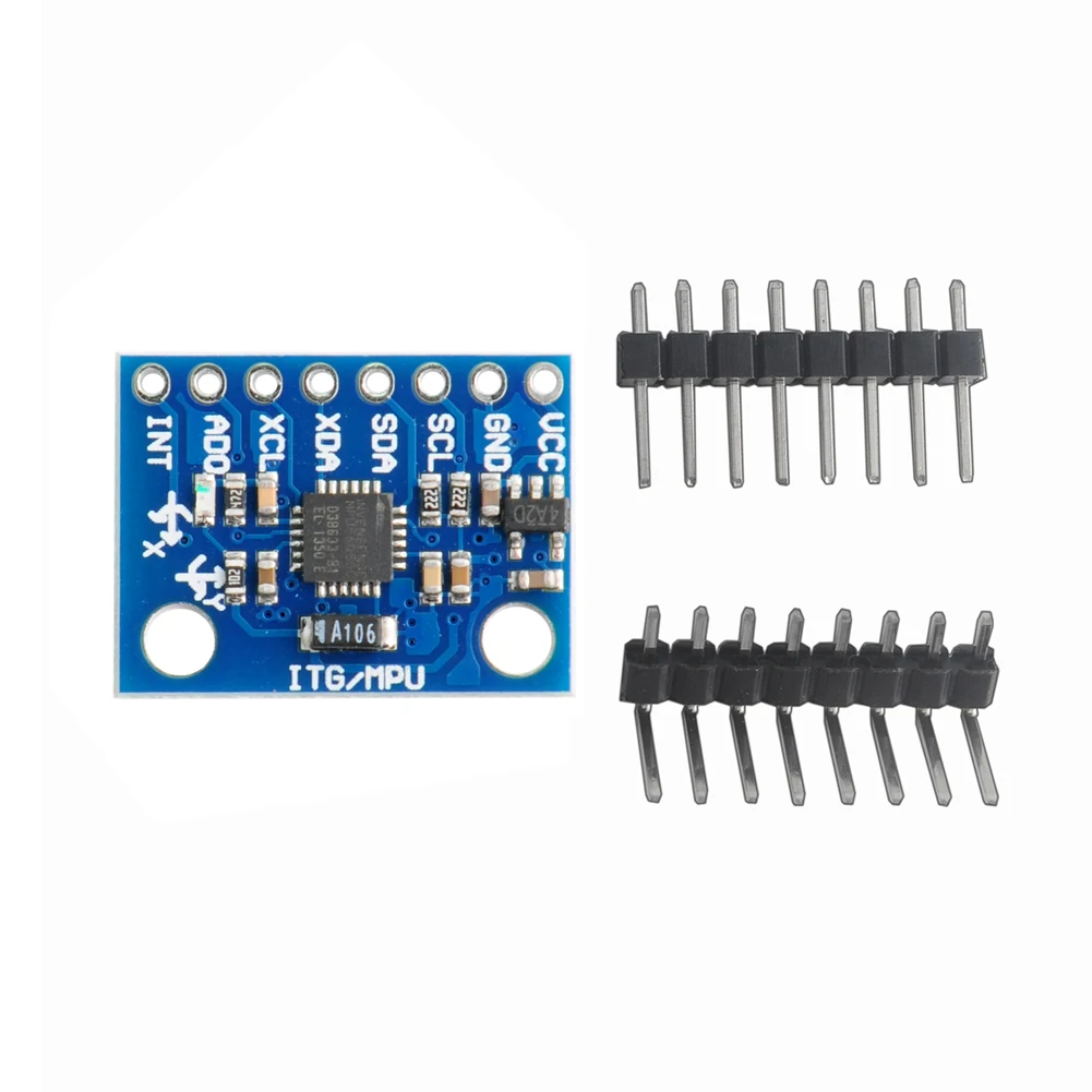 GY521 MPU-6050 Module 3-Axis Accelerometer Gyro Sensor Gyroscope 6DOF Modulefor Arduino with I2C Interface