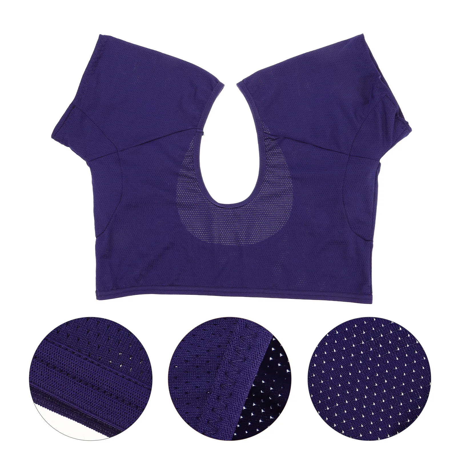 Breathable Mesh Athletic Vest for Women with Integrated Sweat-Absorbing Underarm Pads Quick-Drying Lightweight Fit for Running