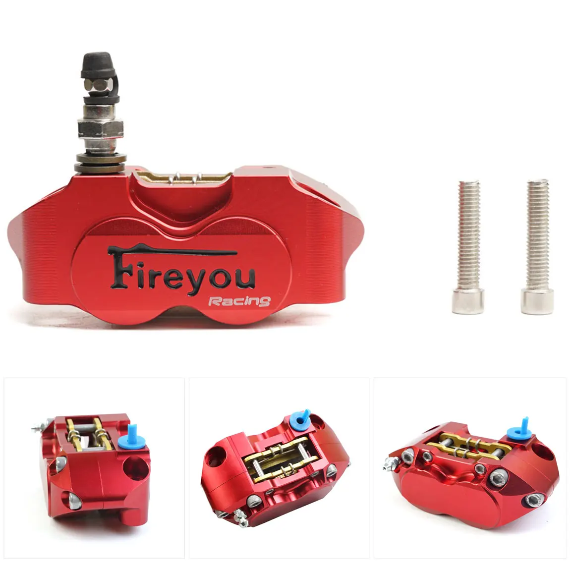 العالمي CNC دراجة نارية الكهربائية موتو مكبح قرصي RPM الفرامل الفرجار أربعة مكبس لياماها ايروكس MBK نيترو RSZ JOG RR BWS زوما