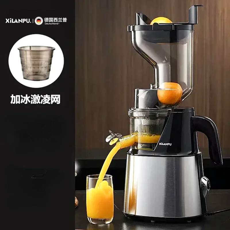 German Syrup Juicer Commercial High Capacity Juice Residue Separation Multifunctional Fried Fruit Stainless Steel 220V