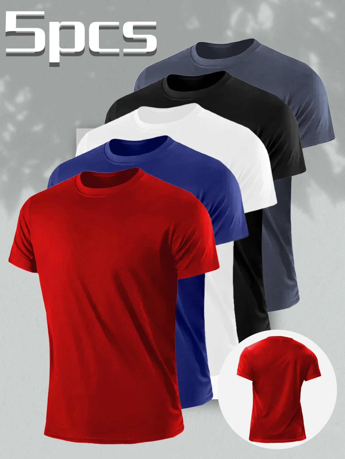 

Quick-drying T-shirt for Men, Sweat-absorbing, Tight-fitting, Short-sleeve, Basketball Training Suit, Running Top, Sports Fitnes