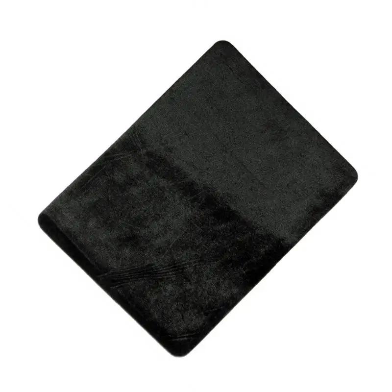 Tapis de jeu pour cartes magiques, polymère de glouton, noir, pour poker gérof