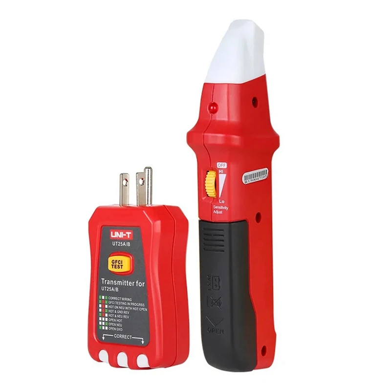 AA46 UNI-T UT25A Stroomonderbrekerzoeker Automatische stopcontacttester Elektricien Diagnosetool met LED-indicator