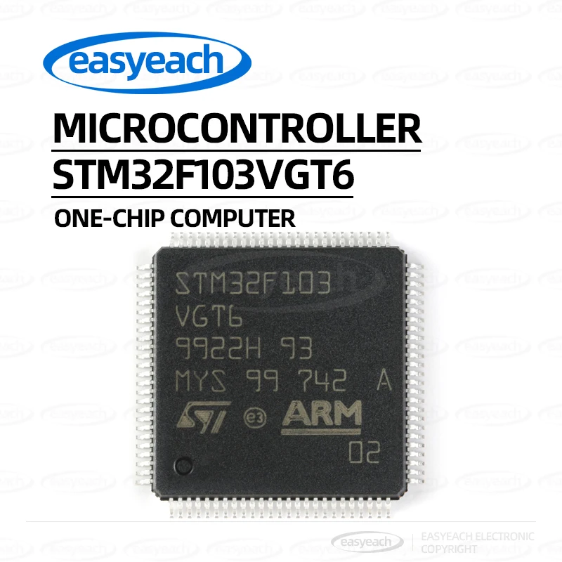 STM32F103VGT6 STMicroelectronics LQFP-100 ARM Cortex-M3 32 بت متحكم MCU متحكم صغير