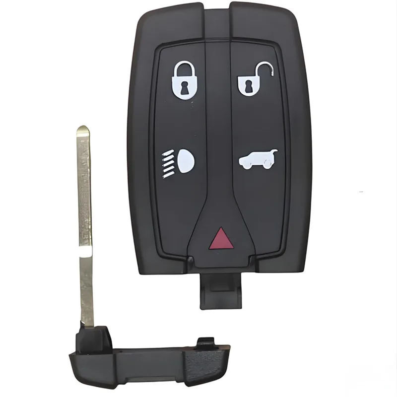 

DAKATU 2PCS NEW REPLACEMENT KEY BLANK FOR LAND ROVER FREELANDER 2 5 BUTTON REMOTE SMART KEY FOB CASE SHELL UNCUT BLADE