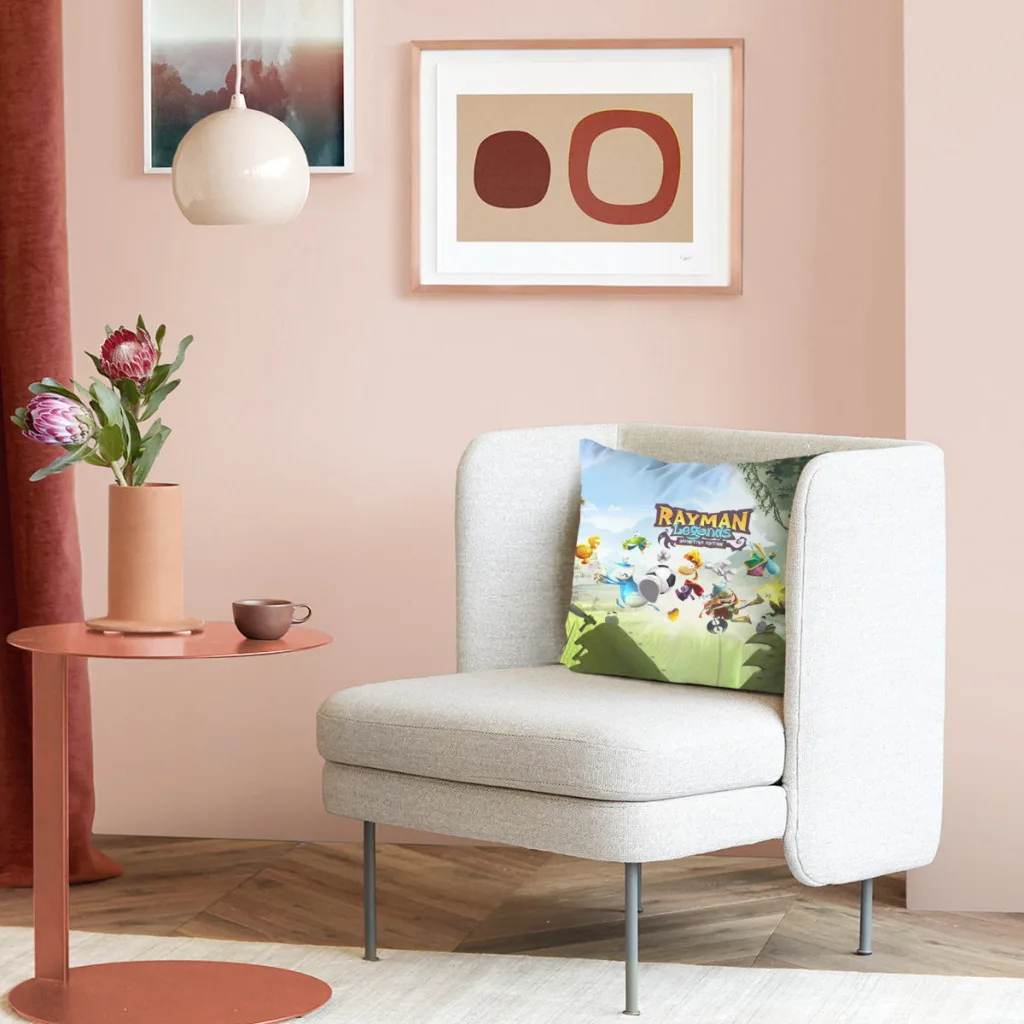 غطاء وسادة مع جلد الخوخ لأريكة غرفة المعيشة ، 45x45 ، شخصيات كارتونية ، لعبة ، للمنزل ، غرفة النوم