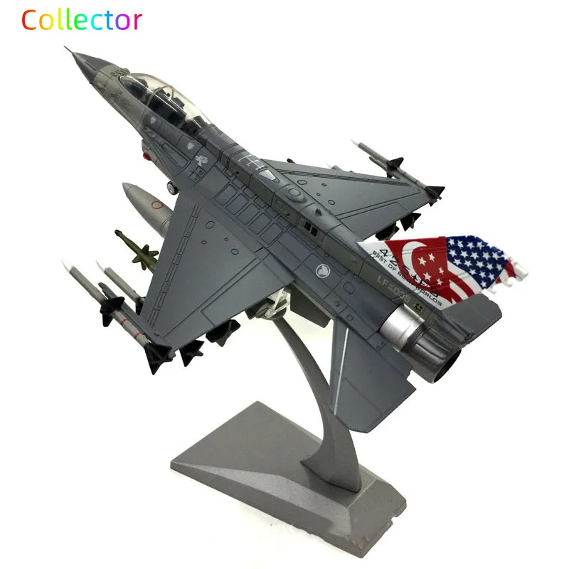 Nsmodel alloy fighter F-16D Battle Falcon Singapore Aviation simulation alloy aircraft model finished