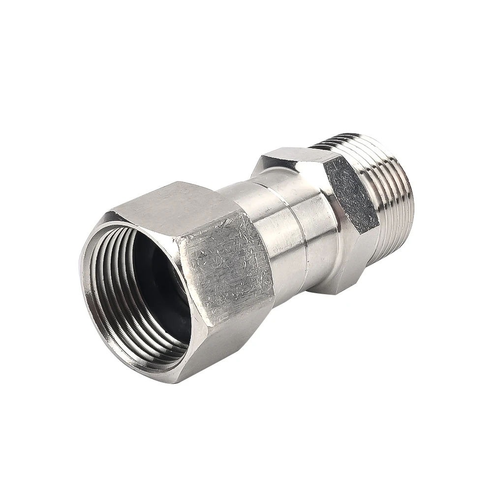 High Pressure Washer Swivel Joint Connector Hose Fitting M22 14mm Anti-tangle Thread 360 Degree Rotation Hose Sprayer Connector