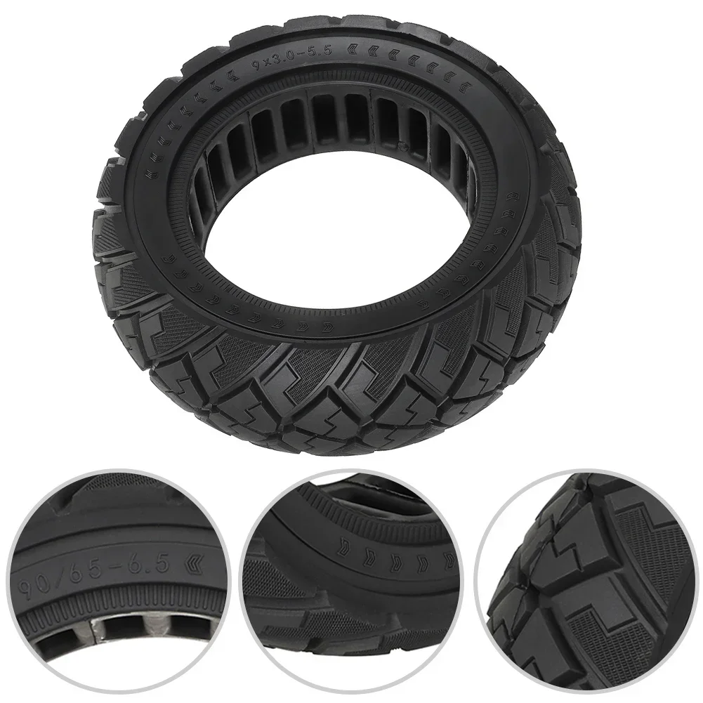 

11inch Scooter Off-road Solid Tire 90/65-6.5 Diamond Pattern Anti-slip Tires Tyre Replace Accessories For Zero For 11X E-Scooter