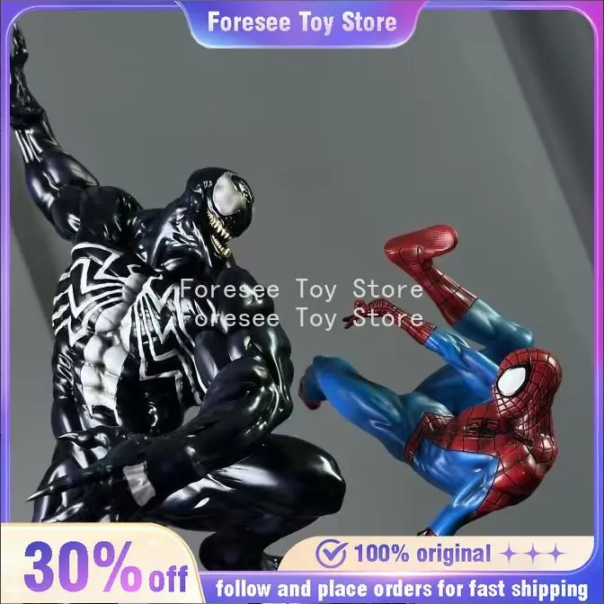 55 سنتيمتر فينوم معركة الرجل العنكبوت الشكل الأعجوبة أنيمي المحيطة الشكل جمع سطح المكتب زخرفة الزينة أفضل الهدايا للبنين