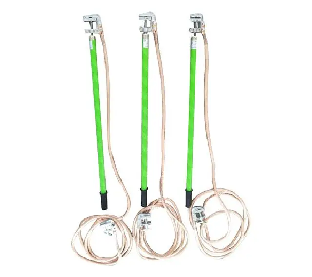 

Portable ground and short circuit kits for substations and overhead lines