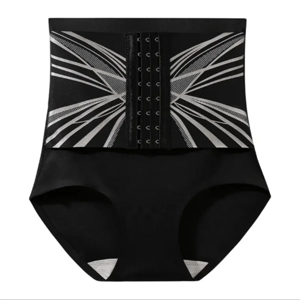 

High Waist Slimming Shapewear Shapers Buckle Butt Lifting Briefs Belly Contracting Lingerie Seamless Panties Women Shape Control
